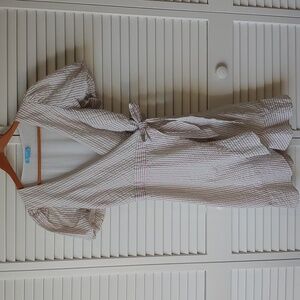 Draper James Puff Sleeve Wrap Dress Medium